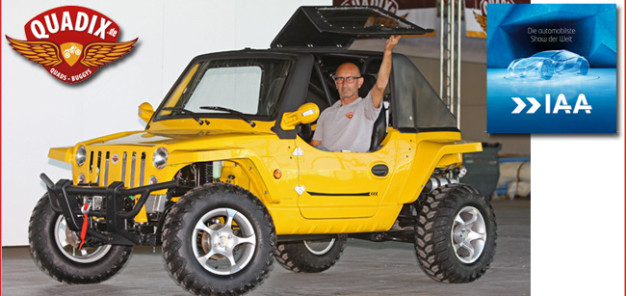 Quadix: Flügeltür Buggy 800 mit neuem Hardtop auf der IAA in Frankfurt vom 12. bis 22. September 2013