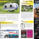 ATV&QUAD Magazin 2011/07-08, Seite 14-15, Aktuell: News & Trends  Dethleffs: Mini-Caravans  AP Martin: Kühlerausgleichsbehälter  Kawasaki Rabenbauer: KFX-Scheibenbremse  Dirtfreak: Stahlständer