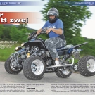 ATV&QUAD Magazin 2011/07-08, Seite 56-61,  Umbau Engelhardt Banshee 600 Fazer: Vier statt zwei