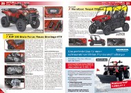 ATV&QUAD Magazin 2011/11-12, Seite 20-21, Aktuell: News & Trends  Kawasaki KVF 300 Brute Force: Neues Einstiegs-ATV  Kawasaki Teryx4 750 4x4: Viersitzer