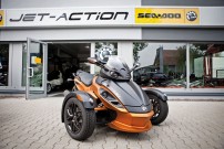 Jet action: in addition to Can-Am ATVs and SeaDoo jet boats, the program also includes Can-Am Spyder Roadsters