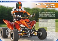 ATV&QUAD Magazin 2012/02, Seite 38-39; Umbau Flat Raptor: The Orange Bitch
