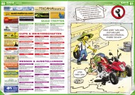 ATV&QUAD Magazin 2012/02, Seite 80-81; Szene, Termine: Quad-Treffen; Cups & Meisterschaften; Messen & Ausstellungen; Cartoon, Budi: Xing-Fong Michel