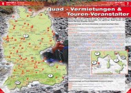 ATV&QUAD Magazin 2012/03, Seite 6-7: Quad-Vermietungen & Touren-Veranstalter