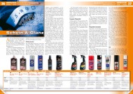 ATV&QUAD Magazin 2012/04, Seite 36-37, Service Kunststoff-Pflegemittel: Schein & Glanz