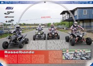 ATV&QUAD Magazin 2012/05, Seite 26-27, Vergleichstest SuperMoto Quads: Rasselbande