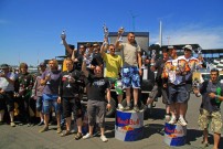 European Endurance Day 2012, Podium Triple-Class: Team Prorider vor Quadparts Austria 1 und RMX Racing - KTM Factory Team III