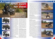 ATV&QUAD Magazin 2012/06, Seite 28-29, Präsentation Can-Am Modelle 2013: Jetzt auch für Zwei