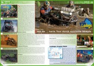 ATV&QUAD Magazin 2012/07-08, Seite 76-77, Szene Rennsport, Ladoga Trophy: Auf die harte Tour durch russische Sümpfe