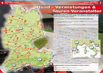 ATV&QUAD Magazin 2012/09-10, Seite 6-7: Quad-Vermietungen & Touren-Veranstalter