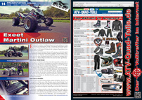 ATV&QUAD Magazin 2012/09-10, Seite 14-15, Präsentation SJ Racing: Exeet Martini Outlaw
