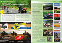 ATV&QUAD Magazin 2012/09-10, Seite 66-67, Szene Deutschland, PLZ 8/9, Quadkameraden Oberpfalz: ATV-Einsatz bei der Roth Challenge 2012