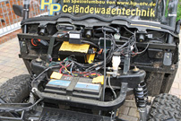 Rüdiger Marquardt, Einsatz Polaris Ranger EV ‚Pirschmobil‘: Steuerung und Zusatz-Batterie für die Seilwinde