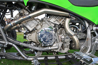 Rabenbauer Kawasaki KFX 840: Triebwerk mit Big-Bore-Kit und Einspritz-Anlage