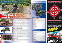 ATV&QUAD Magazin 2013/01-02, Seite 22-23, Präsentation: Arctic Cat WildCat 4 und Mud Pro