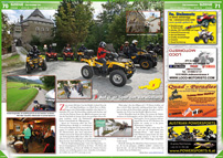 ATV&QUAD Magazin 2013/01-02, Seite 70-71, Szene Österreich; Allrad Horn: Auf der Spur der Verwüstung
