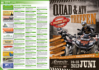 ATV&QUAD Magazin 2013/03-04, Seite 80-81, Szene Termine: Quadtreffen