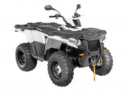 Polaris Sportsman 570, new entry-level ATV at a competitive price: Forest EPS model in white