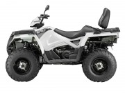 Polaris Sportsman 570, new entry-level ATV at a competitive price: touring model in white