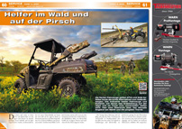 ATV&QUAD Magazin 2014/05-06, Seite 60-61; Service, Jagd & Forst: Helfer im Wald und auf der Pirsch