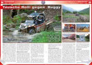 ATV&QUAD Magazin 2014/11-12, Seite 88-89; Rennsport, Hellas Rallye: Tausche Rolli gegen Buggy