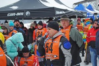 3. BHV Alpen Challenge Lauf 2015 am 8. Februar in Mainburg: Hauptsponsor Günther Voit macht die Ansage