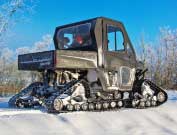 Maxim Track für Polaris Ranger: die neue Raupe von Mattracks lässt das Fahrzeug über den Schnee gleiten